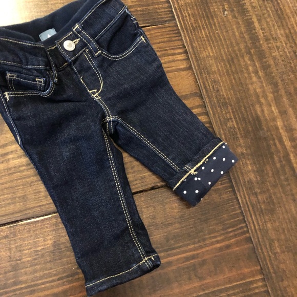 Baby gap lined stretchy jeans 0-3 months - Picture 2 of 4